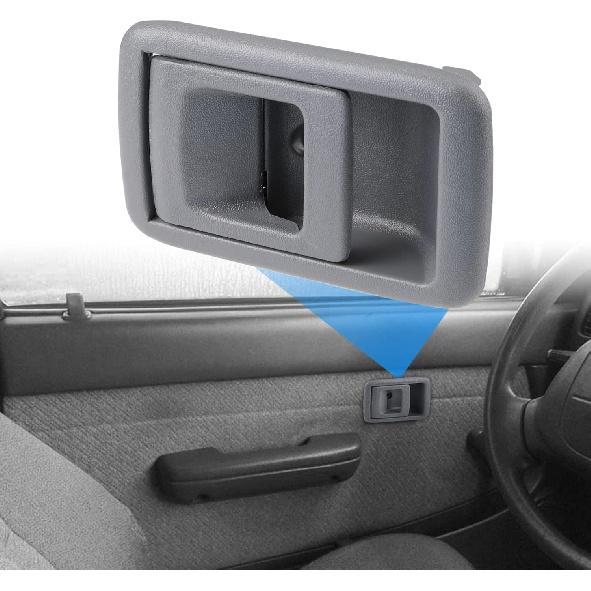 Pair Of Ide Interior Door Handles For Toyota Tacoma 2001 2002 2003 2004, 4Runner 1996-2002, Camry 1987-1991,Gray