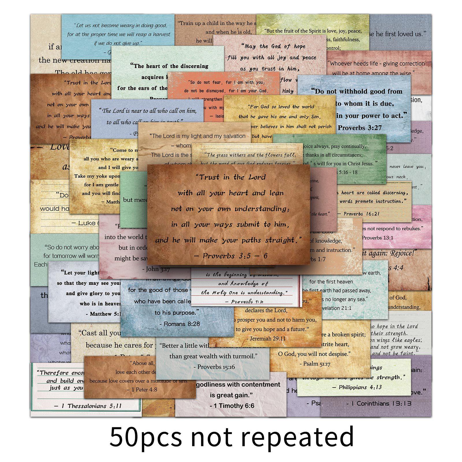 

50 наклеек-граффити с цитатами из Библии, персонализированные, креативные, декоративные наклейки для стакана, планшета