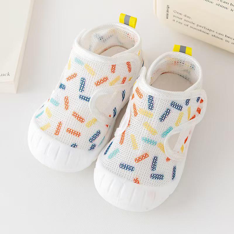 Breathable Mesh Toddler Sandals with Non-Slip Soft Soles and Velcro for Boys & Girls