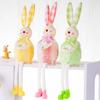 Poupée Lapin de Pâques à Jambes Longues Poupée Lapin Adorable Décorative Célébration Festive
