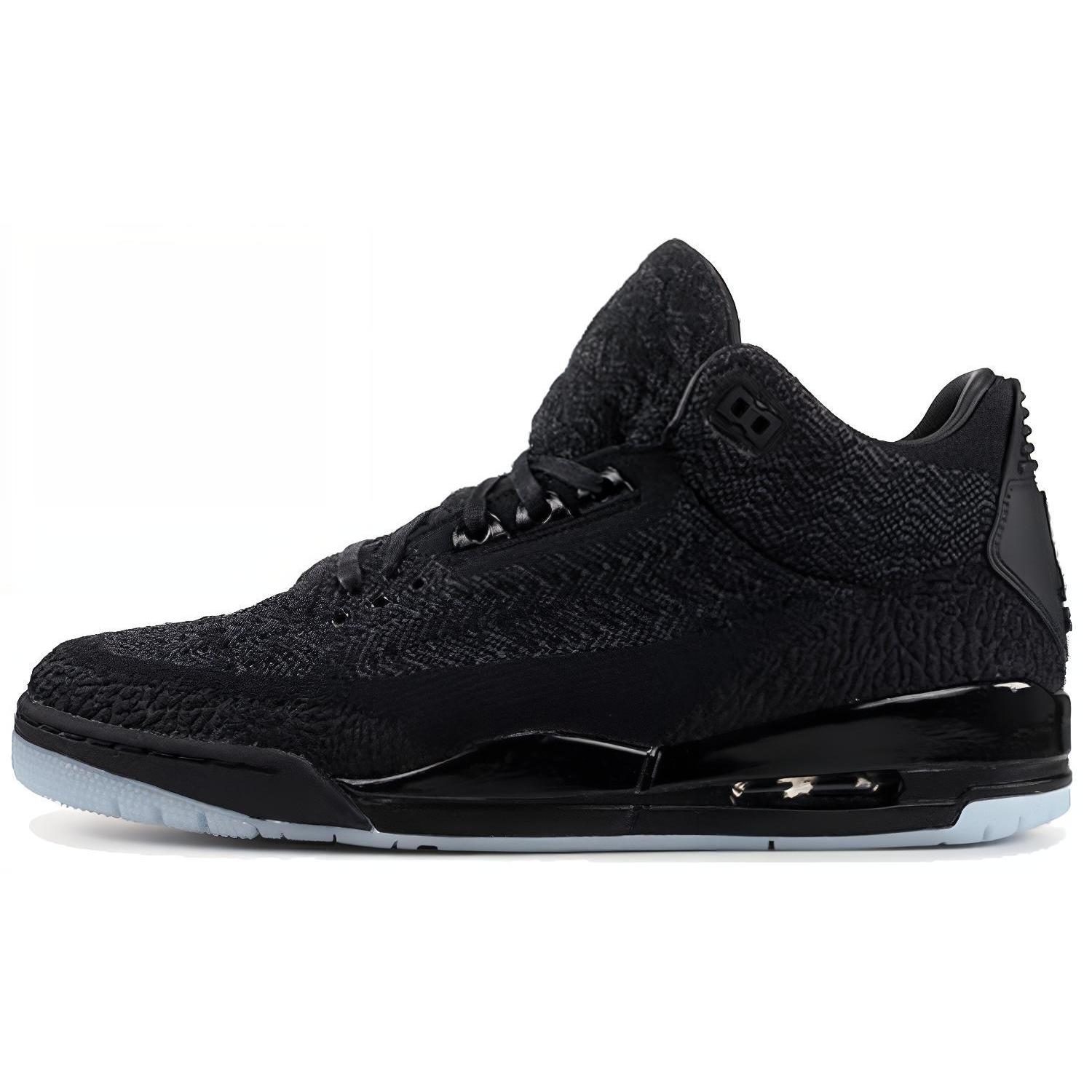 

Кроссовки Jordan 3 Retro Flyknit Черные(AQ1005-001) 43