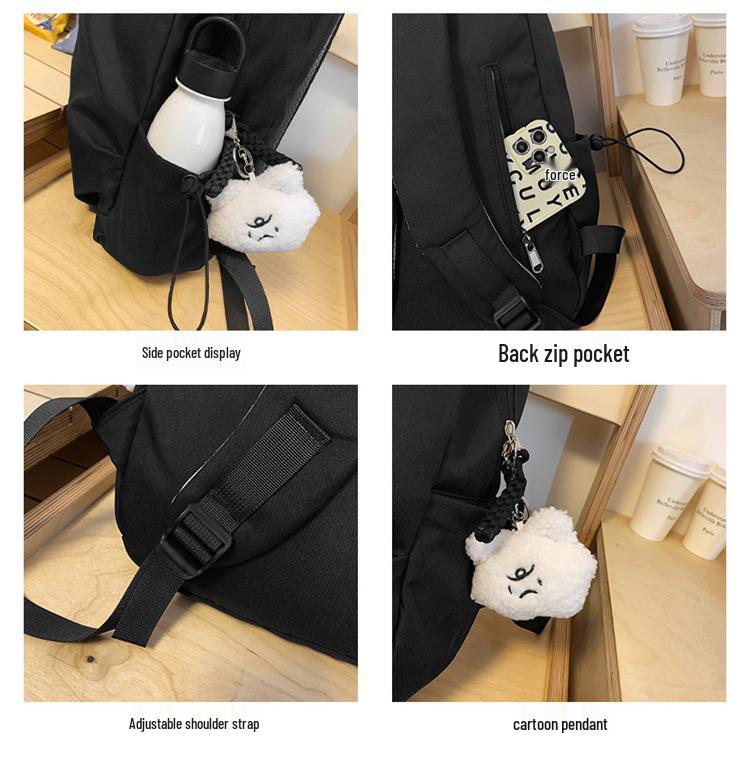 Korean Trendy Lightweight Large-Capacity Casual Backpack - Versatile and Live-Streaming Favorite
