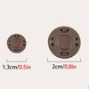 5 Paar Magnetknöpfe, Nähzubehör, magnetische Kleidung, unsichtbare Magnetknöpfe, Metallknöpfe, handgefertigte DIY-Kleidungsdekoration