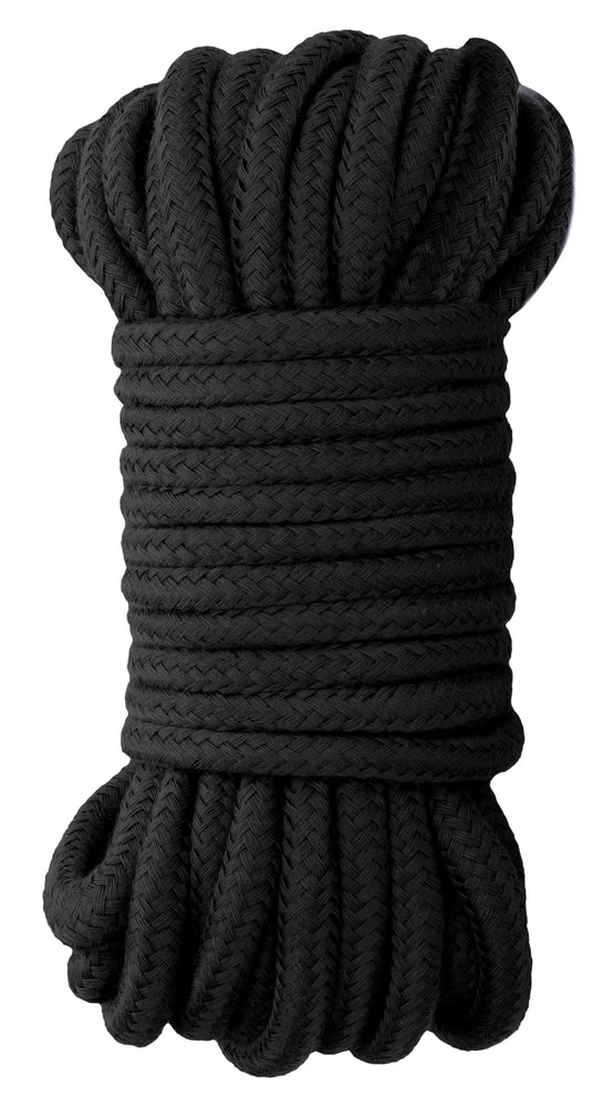 Corde pour Bondage Noire 10m - Ouch! - Bondage & Attaches