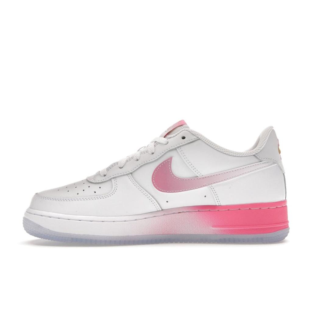 Nike Air Force 1 07 GS San Francisco Pack - Lotus Flower Kids Joggesko Hvit Lotus-Rosa Gul-Gull FD1023-100