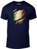 Torn Ireland Flag - Funny T Shirt Country Irish Rugby Retro Fashion Cool Sport