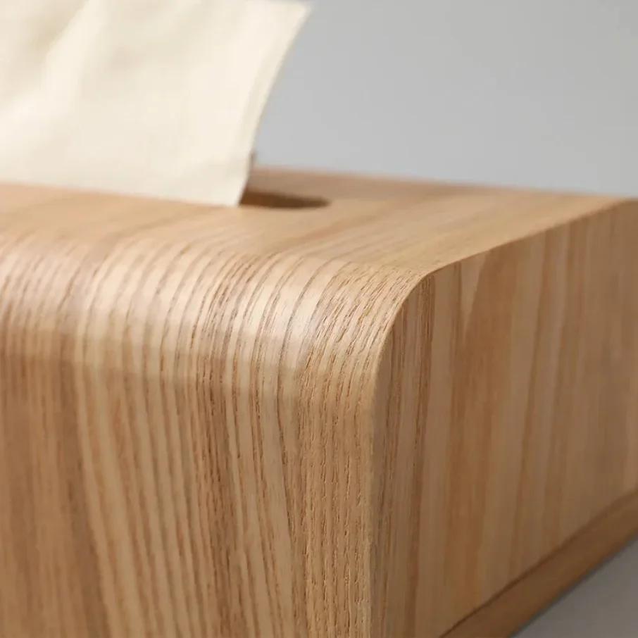 Living Room Tissue Box Walnut Wood Tissue Case Napkin Holder Paper Box Table Desktop Storage Box Wood Entoilet Paper Case