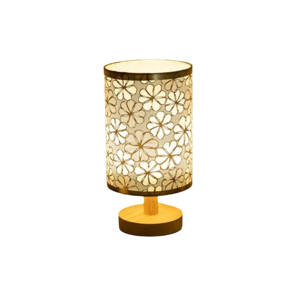 Linen Bedside Lamp Dimmable Desk Lamp Home Decor Nightstand Lamp  Desk Use