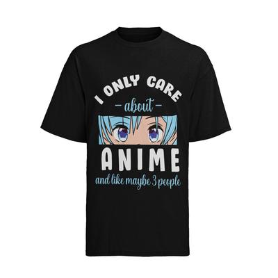 Ich-mag-nur-3-Leute-Anime-Japanisches Cosplay Anime Herren-Shirt Baumwolle