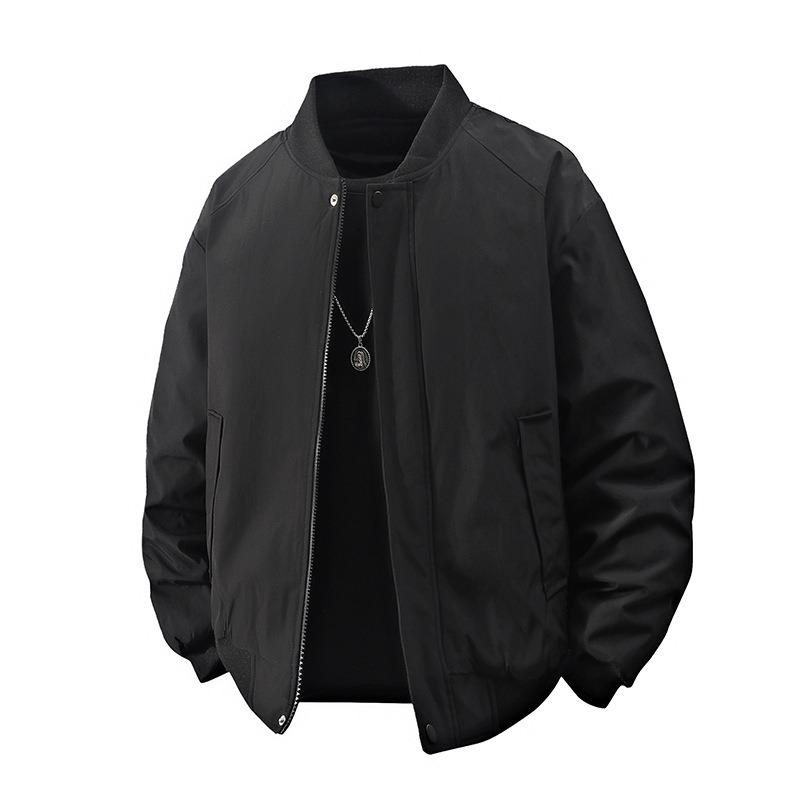 Collar cotton jacket men's autumn and winter thickened warm cotton jacket youth casual sports baseball uniform padded jacket trendy cotton jacket