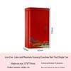 Green Tea Gift Box: Sealed Iron Can Set with Handbag, Large Square Half-Jin Capacity, Empty for Refill