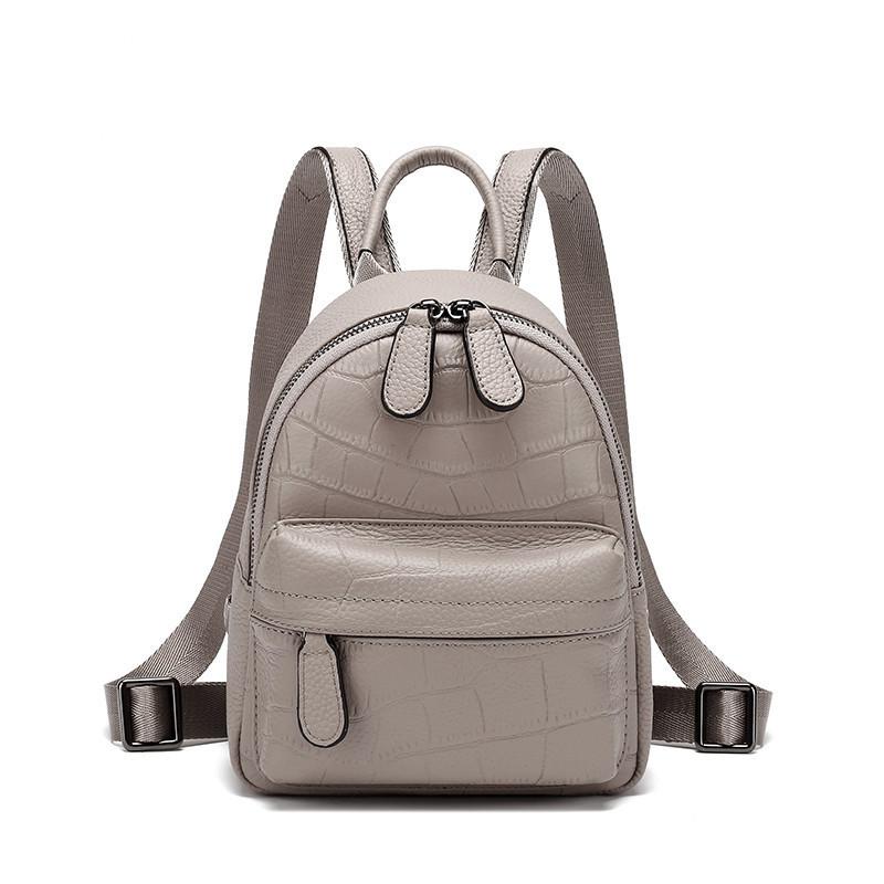 New Women's Backpack, Fashionable Mini Bag, Leather Backpack