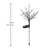 Colorful/warm light solar-powered cherry blossom branch ground light, suitable for outdoor gardens, patios, lawns, and walkways.