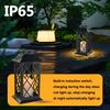 D5 Solar Lantern 1PCS Flickering Flame-less Candle Solar LED Light Garden Hanging Decoration for Courtyard Party Decoration Lamp