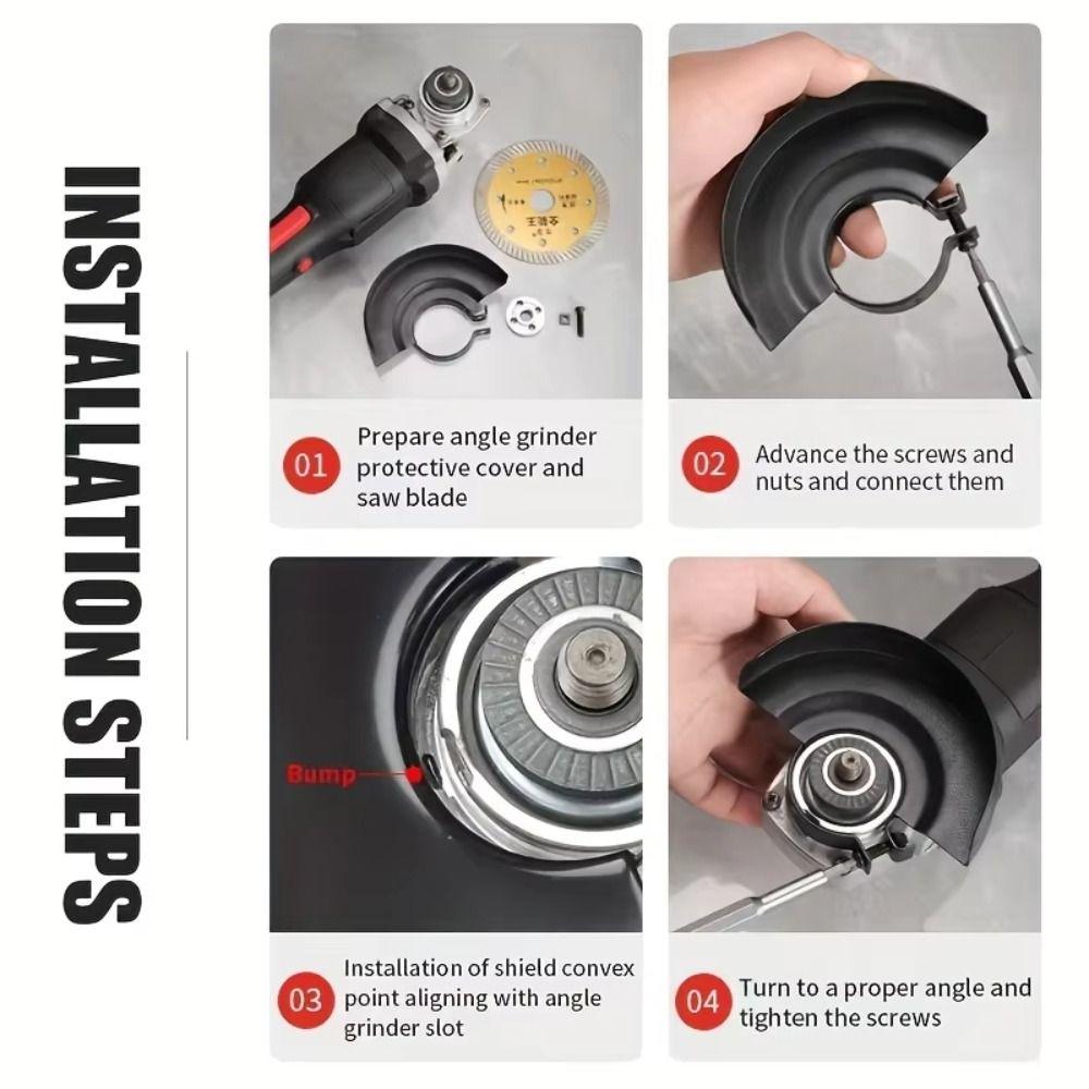 Replacing Grinder Disc Wheel Cover Grinding Protector Guard Cover  Electric Angle Grinder