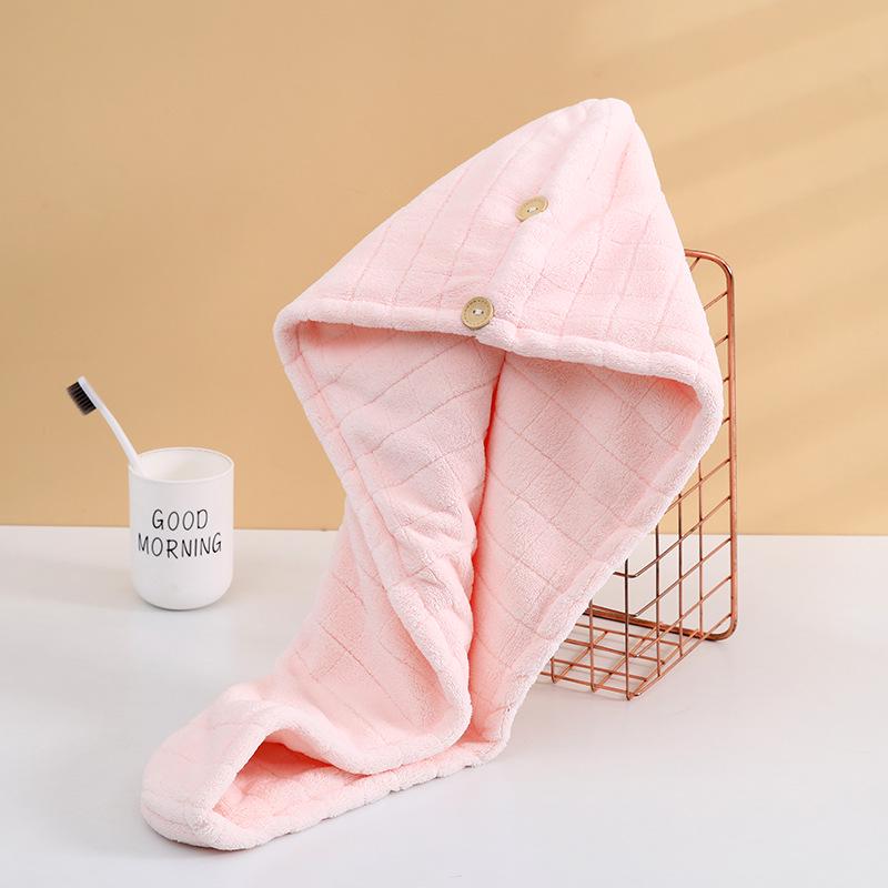 Quick-Dry Pineapple Hair Towel Wrap - Thickened Coral Fleece Headscarf for Hair Drying