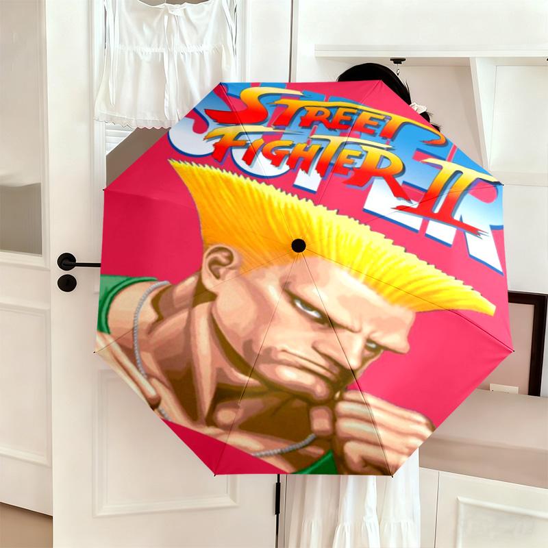 Super Street Fighter Automatic Umbrella - Suitable Travel Portable Umbrella Outdoor sun shading umbrella Suitable For All Seasons