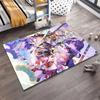 "Anime Style Carpet with Fantasy Characters and Vivid Colors Design" Suitable for use as an anti-slip for living room bedroom sofas