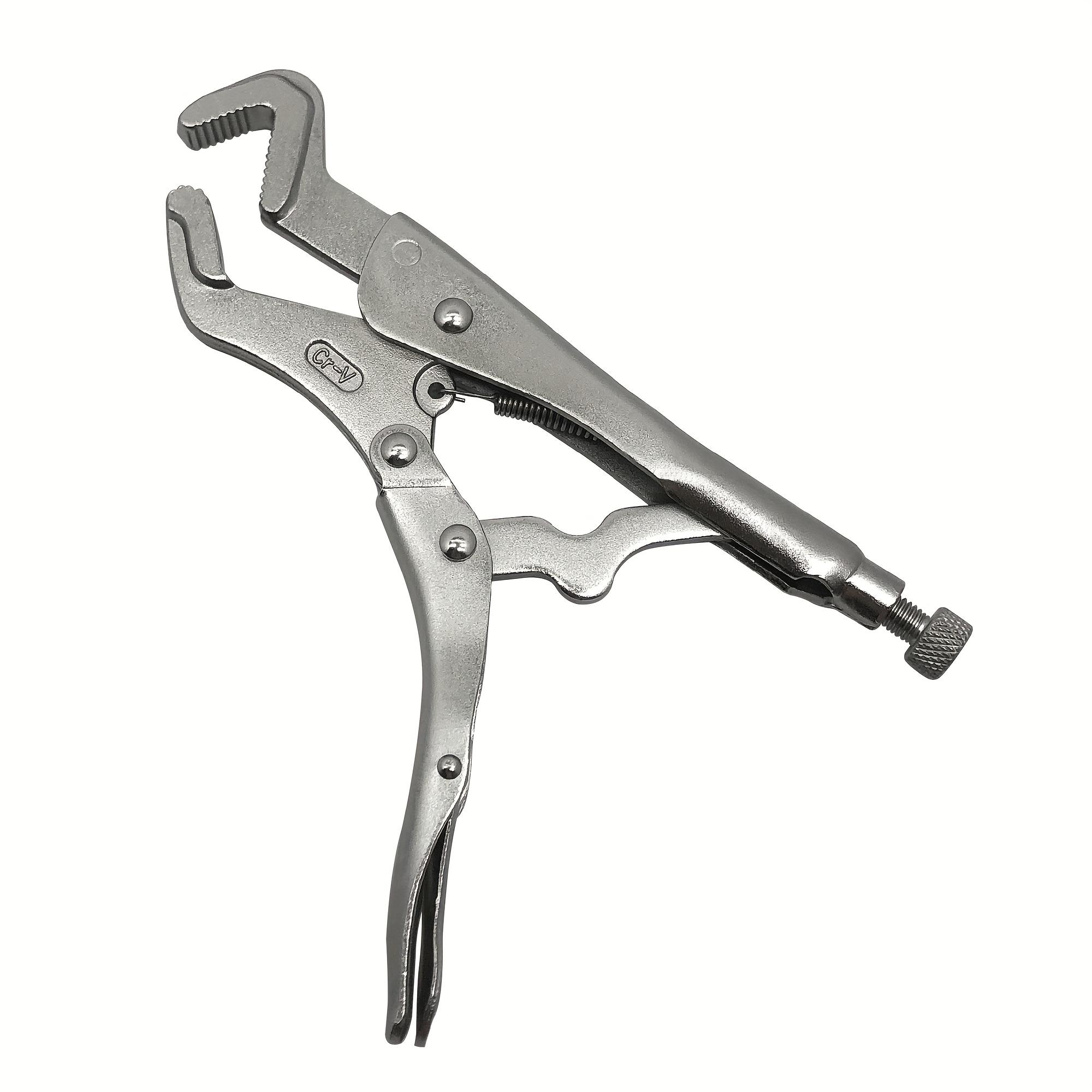 

[Popular Choice] 8.5 Adjustable Parrot Nose Locking Pliers - Carbon Steel, Non-Slip Grip for Fasteners & Pipes світло-синій колір