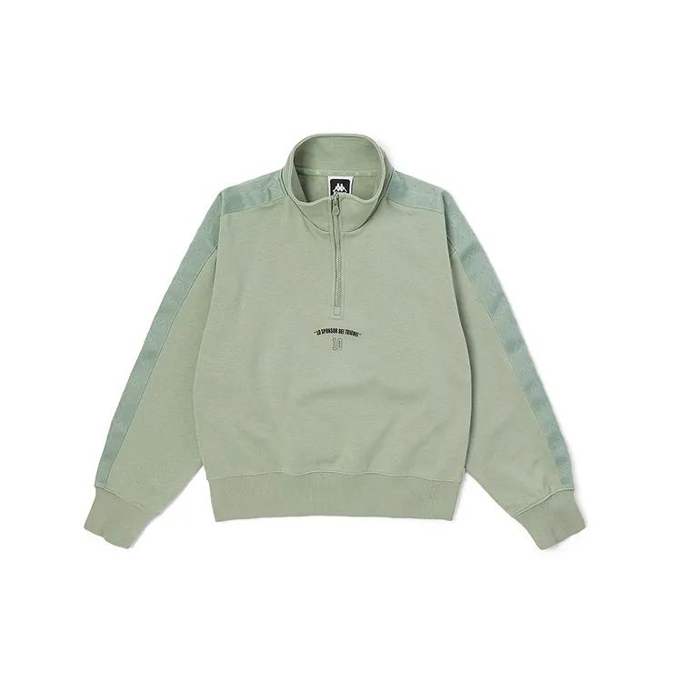 Kappa Sweatshirts Women's Stand Collar Moderate Regular (Unisex) Sweatshirts K0C82WT04