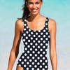 Fashion One Piece Women Swimwear Print Beach Woman Sexy Bikini Swimsuit Bathing Suit Push Up Cross Back Monokini Summer Clothes