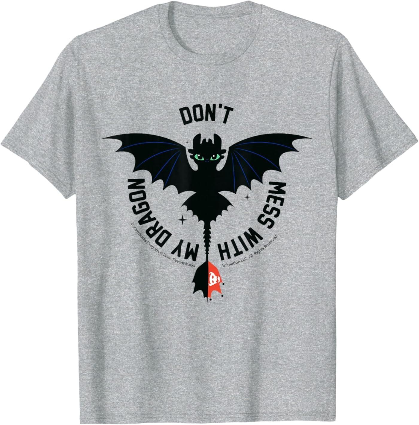 How to Train Your Dragon Movie 2025 Don t Mess T-Shirt S разноцветный