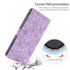 For Samsung Galaxy A07 4G/A06 4G/A06 5G Flip Case Cherry Blossom Pattern Leather Wallet Stand Phone Cover with Wrist Strap