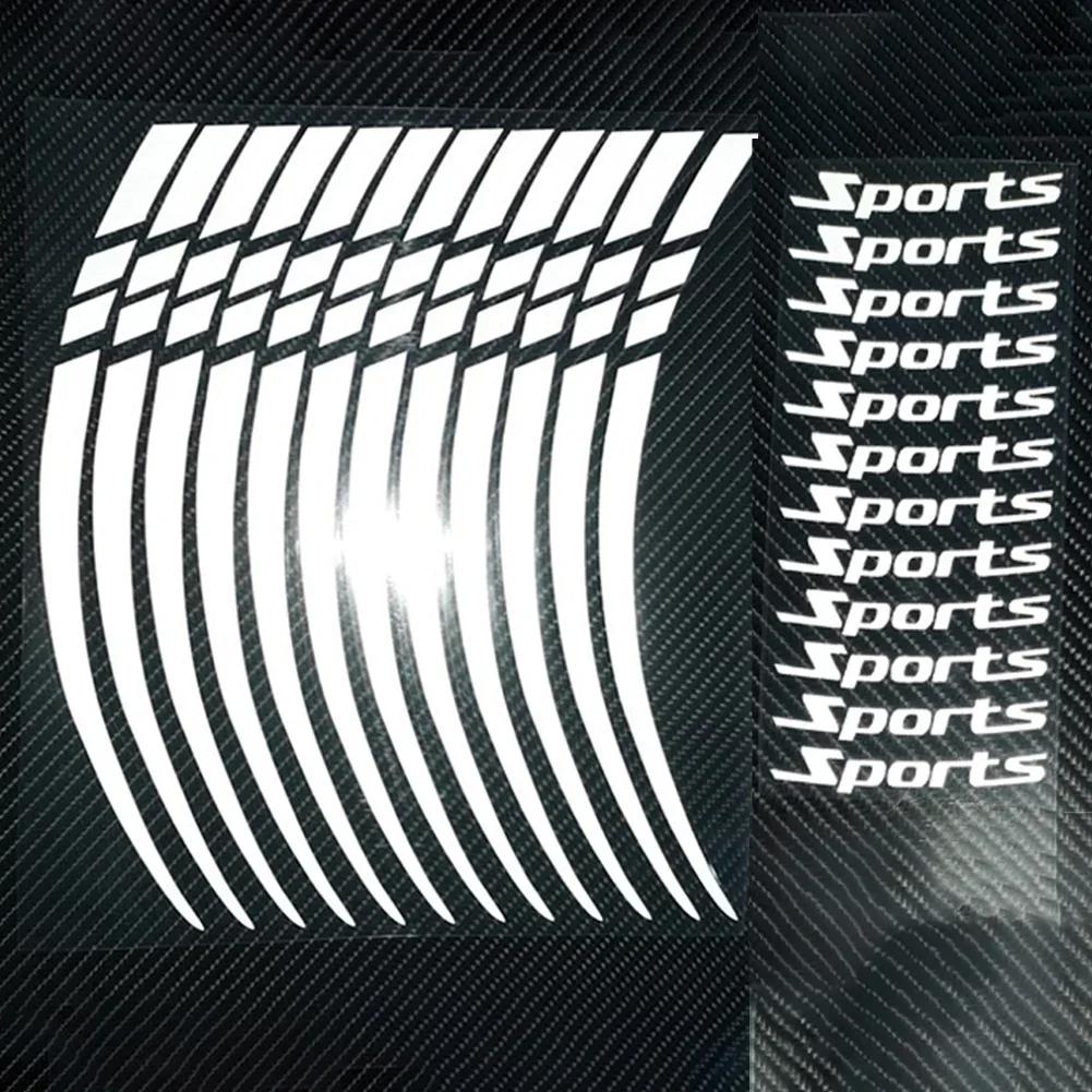 

Смуга на обід мотоциклетного колеса, наклейка на колесо, стрічка, 18/21 дюйм, спортивні наклейки на колеса, світловідбиваюча наклейка для дорожнього велосипеда