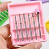 6Pcs/Box Nail Polish Head Cutter Set Cleaning Head Used For Nail Beauty Deburring Gel Dead Skin Care Automatic Polishing Machine