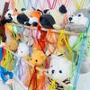 Stuffed Animal Storage Hammock Stuffed Animal Net With Hanging Hooks Hanging Toy Organizer For Children's Room Nursery