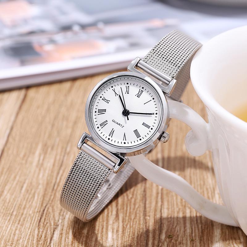 

Корейський жіночий кварцовий годинник з сітчастим браслетом – Стильний та елегантний дизайн