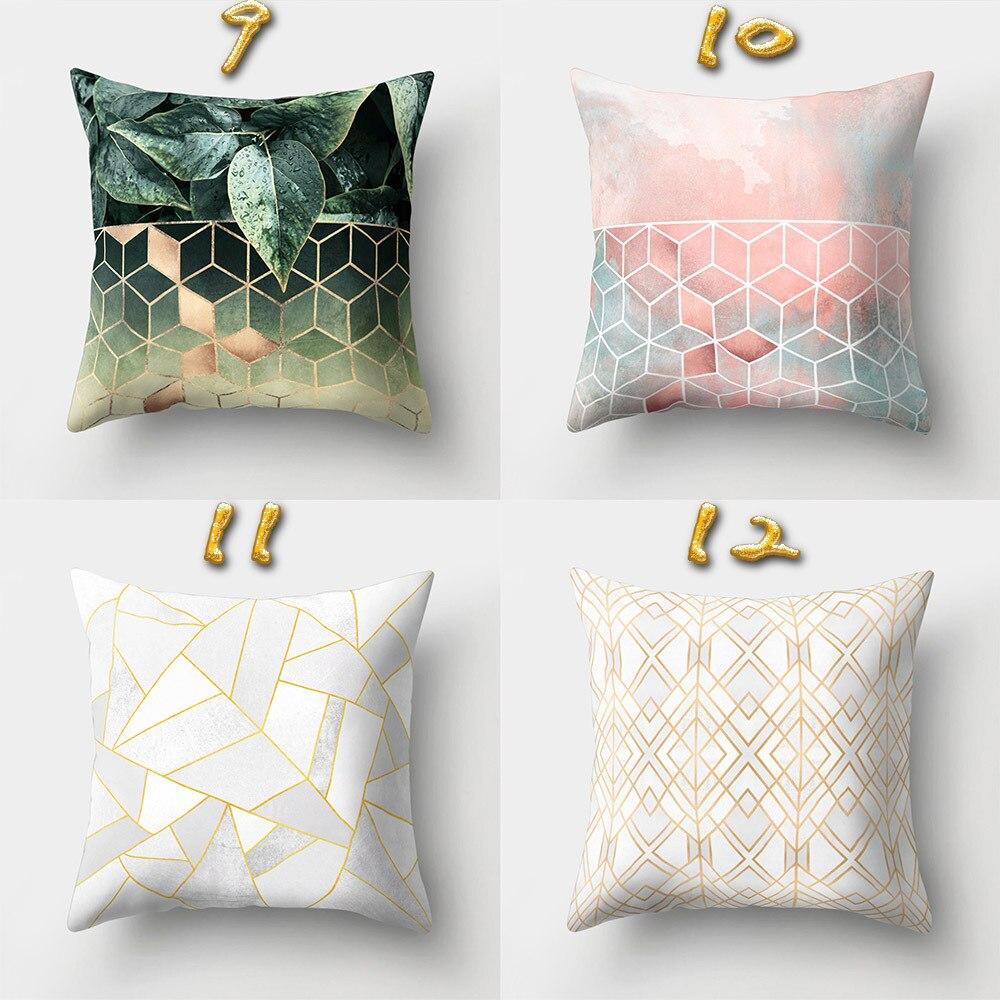 45x45cm Polyester Creative Home Office Pillowcase Pillow Decoration Nordic Car Cushion Geometric Sofa Pillowcase