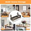 Suction Cup Bathroom Shelf Wall Toiletries Organizer Rack For Bathroom Large Capacity Countertop Rack For Toiletries Home
