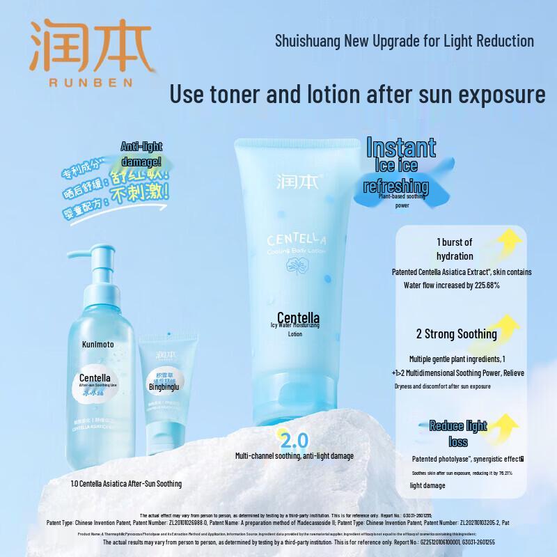 Runben Centella Asiatica Baby Soothing Moisturizing Lotion