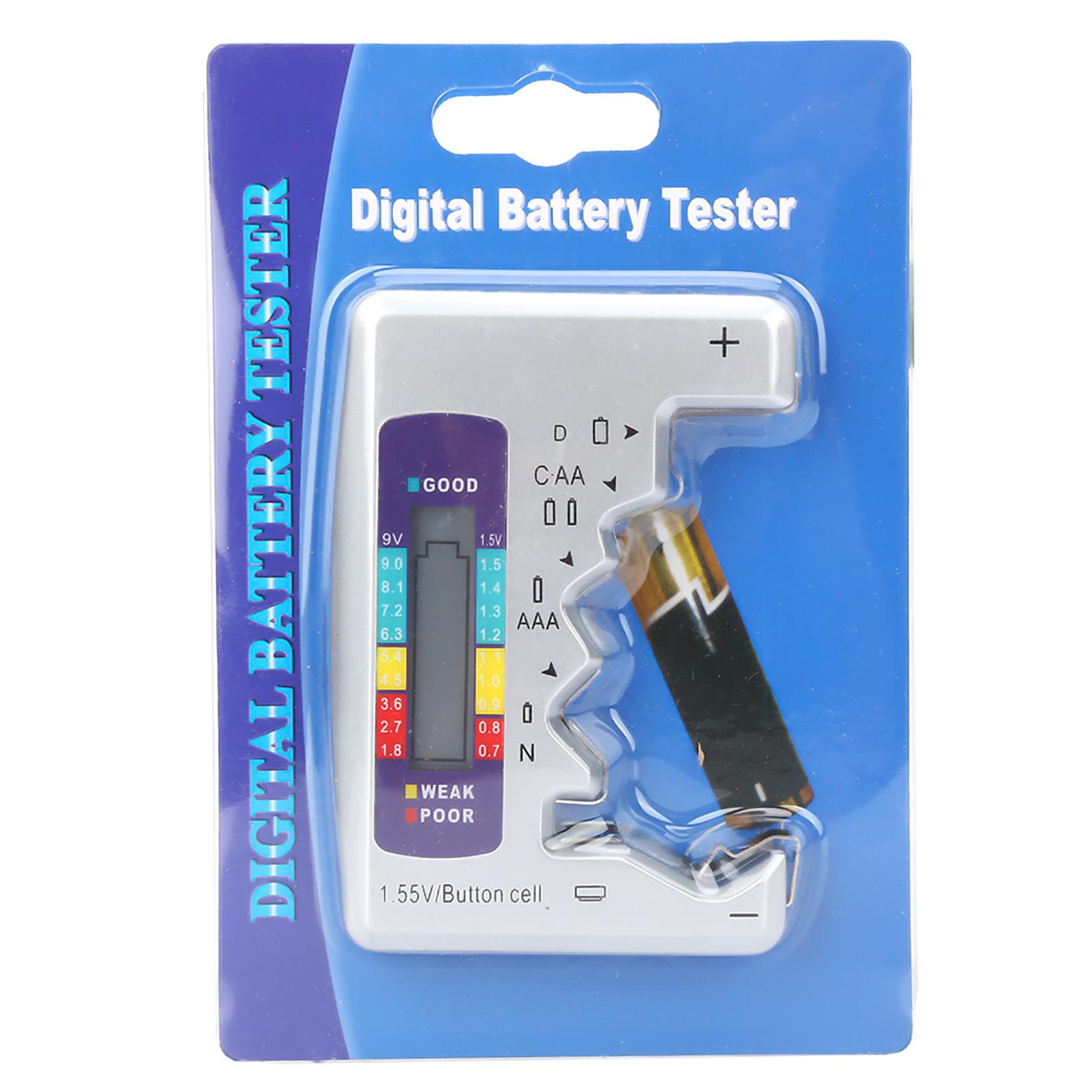 

Digital Battery Tester Battery Capacity Detector Checker Measuring Tool 90 x 60mm