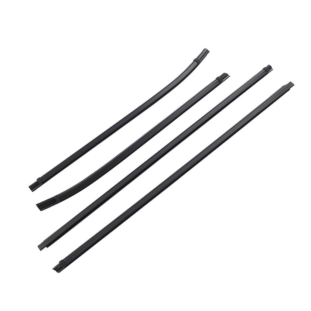 4Pcs Door Weatherstrip Trim 8 98052197 2 Dust Proof Wind Resistant Anti Leakage for D MAX RT 2012 to 2019