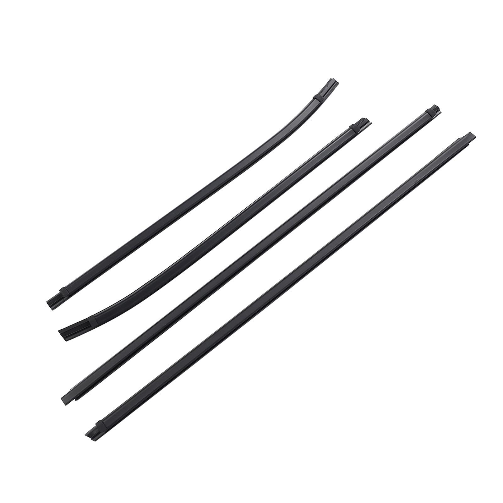 

4Pcs Door Weatherstrip Trim 8 98052197 2 Dust Proof Wind Resistant Anti Leakage for D MAX RT 2012 to 2019