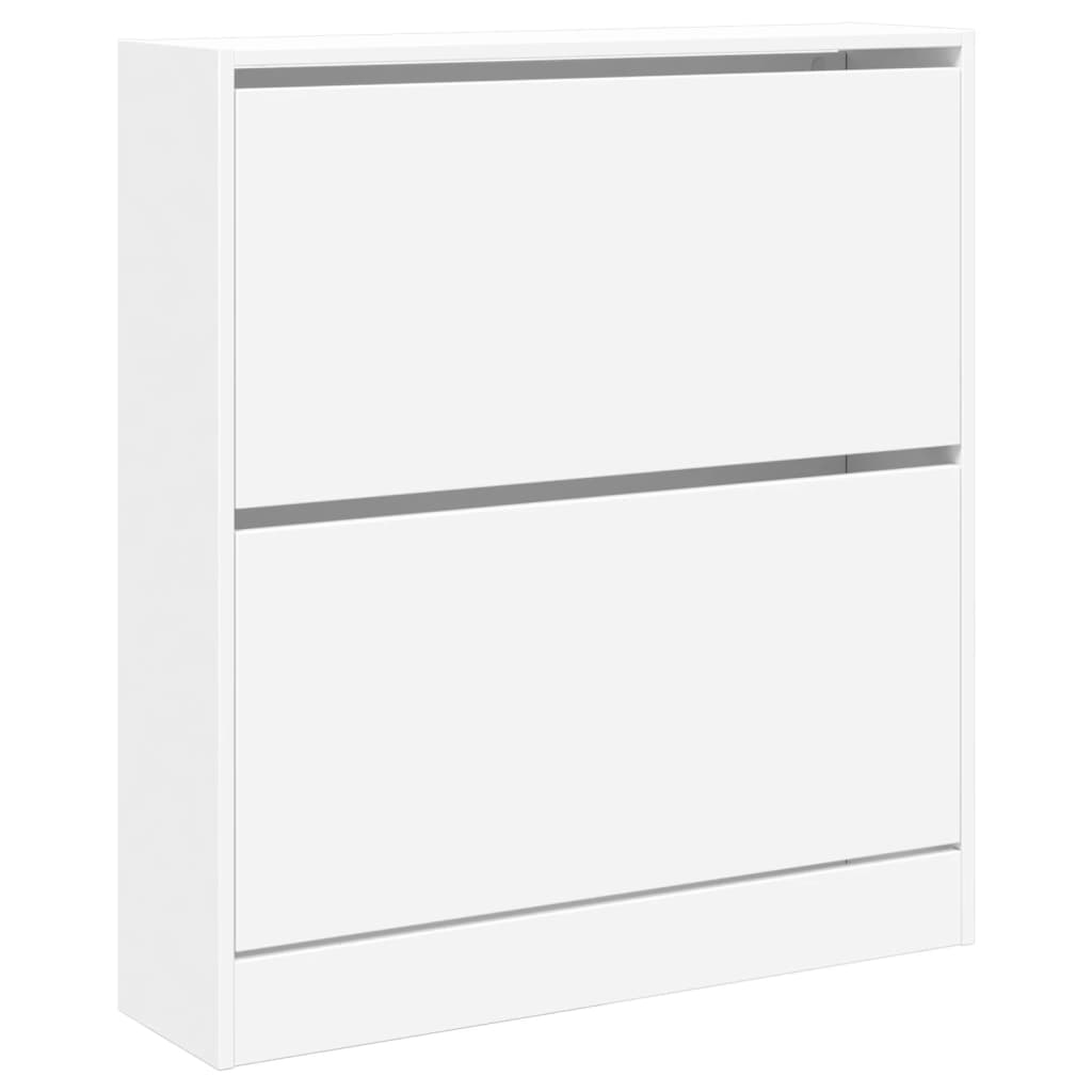 Faltbares Europäisches Freistehendes Schuhregal Für Den Eingangsbereich, Schuhschrank Für Drinnen, 80x21x87,5 Cm