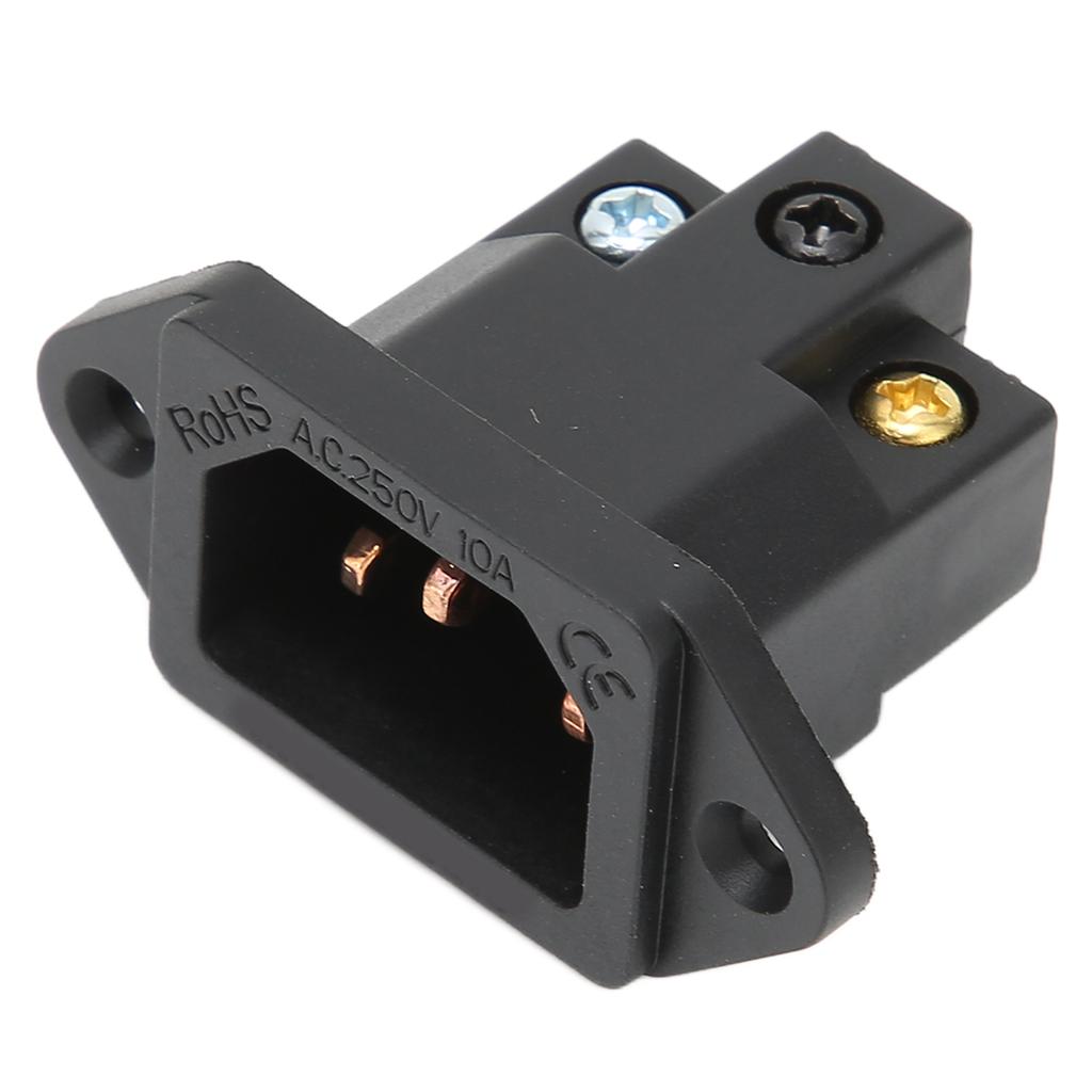 Monosaudio IB70(C) Pure Copper IEC Female Power Socket Panel Mount Plug Power Connector Tailstock 100‑250V