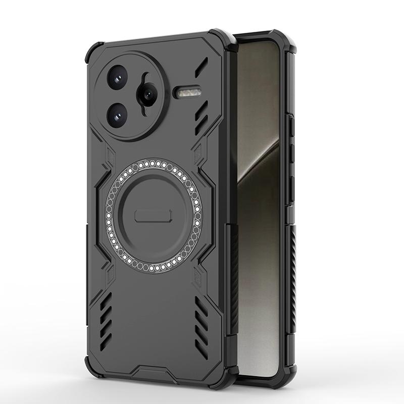 KEYSION Hollow Heat Dissipation Case for POCO F7 Pro F7 Ultra Magnetic Cooling Shockproof Phone Cover for Xiaomi POCO F7 Ultra