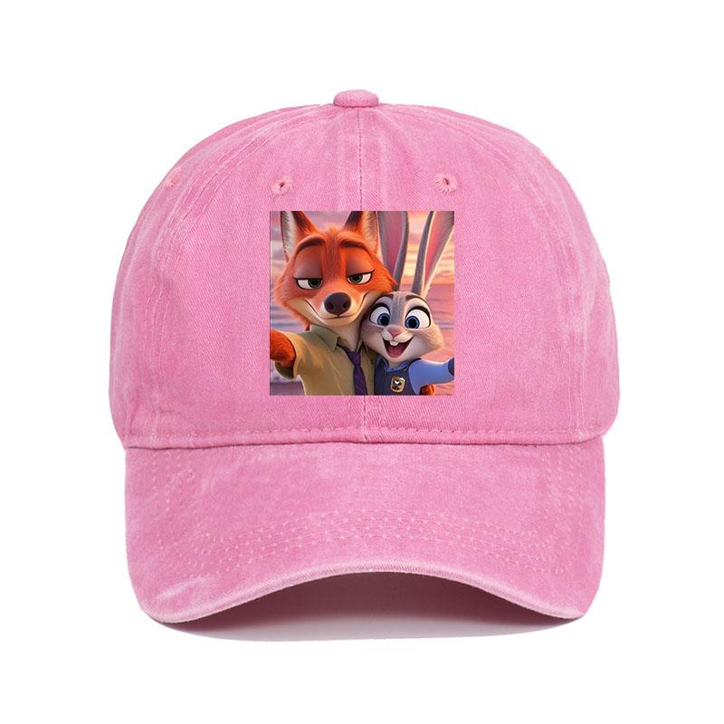 Cartoon Zootopia Three-toedSloth Baseball Cap Couple Women Print Trucker Hat Summer Casual Outdoor Dropshipping Baseball Caps