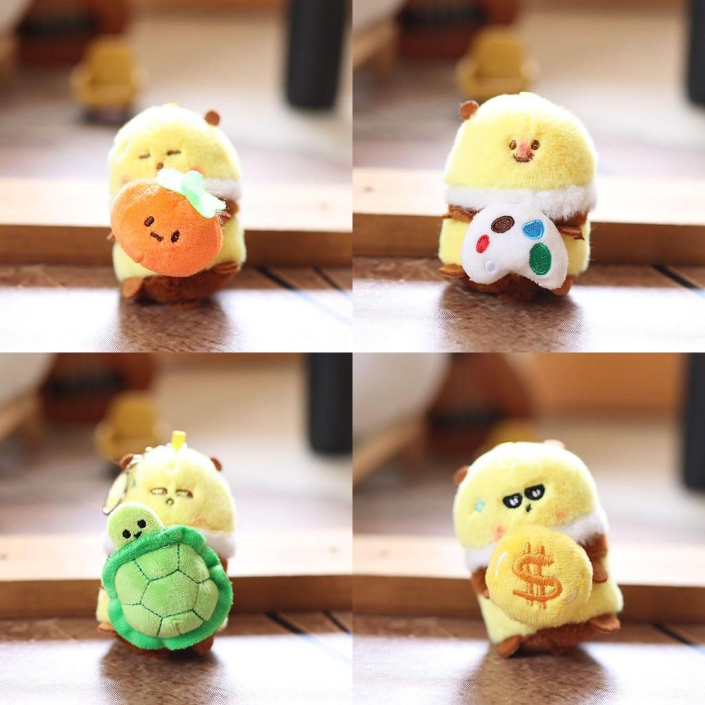 Plush Bee Adorable Keychain Toy Animal Stuffed Doll Bag Pendant Decoration Gift