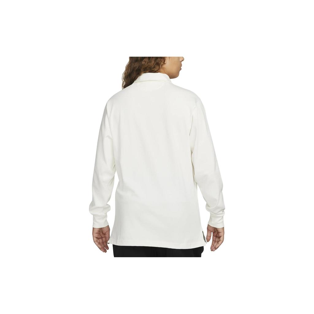 Nike Sportswear Trend Rugby Long Polo Shirts 'White' Men's DX6753-133