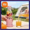 Xiaomi 420ml Electric Juicer Mini Wine Bottle Blender Fruit Mixers 6 Blades Charging Juicer Cup Small Household Portable Juicer Blender