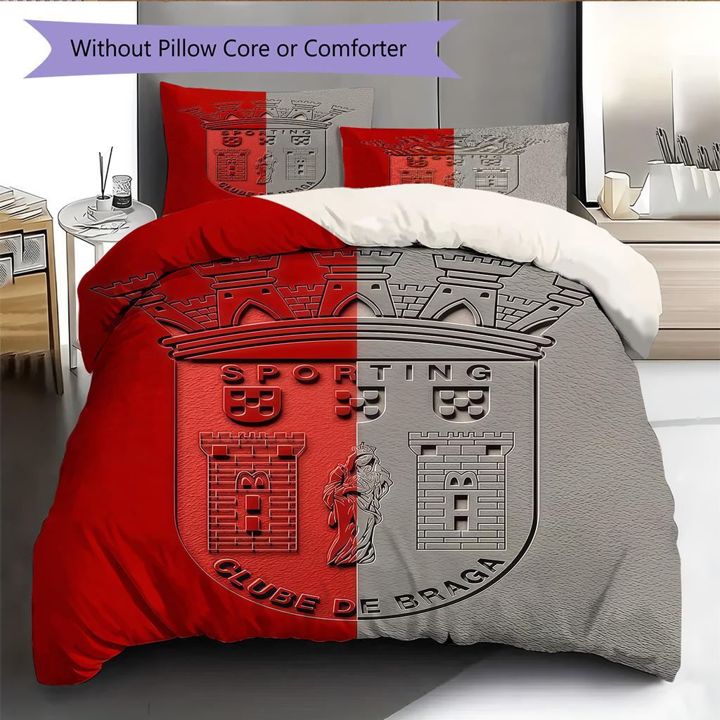 BRA logo Bedding Quilt Set Quilt Cover Pillowcase Home Decoration Birthday Gift (1 * duvet cover + 2 * pillowcase, without core)