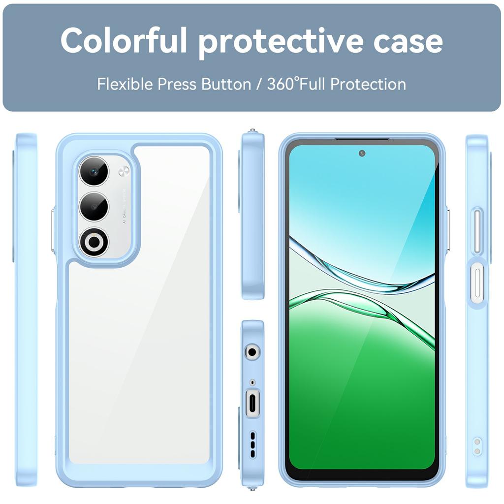 For Oppo A5 5G/A5 4G Case TPU + Acrylic Protective Clear Phone Cover