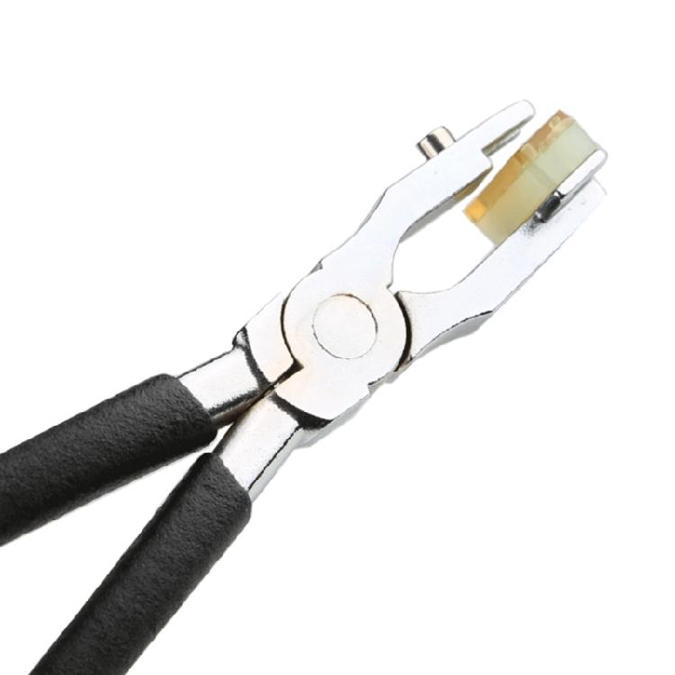 Leather Hole Punching Pliers with 1/2/4 Prong Drilling Head for Crafting Pet Collar Watch Band Harnesses Leather Craft