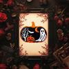 Eerie Wooden Specter Pumpkins Hanging Decoration Halloweens Party Supplies 18x15cm Multiple Designs Home Festival Decors