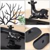 Jewelry Display Rack Deer Tree Display Stand Deer Antler Jewelry Organizer Holder Storage Rack for Home Shop Necklace