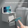 Induction Toilet Paper Holder Shelf Automatic Out Wc Rack Wall-Mounted Dispenser Bathroom Accessories Tissue Holder for Bathroom